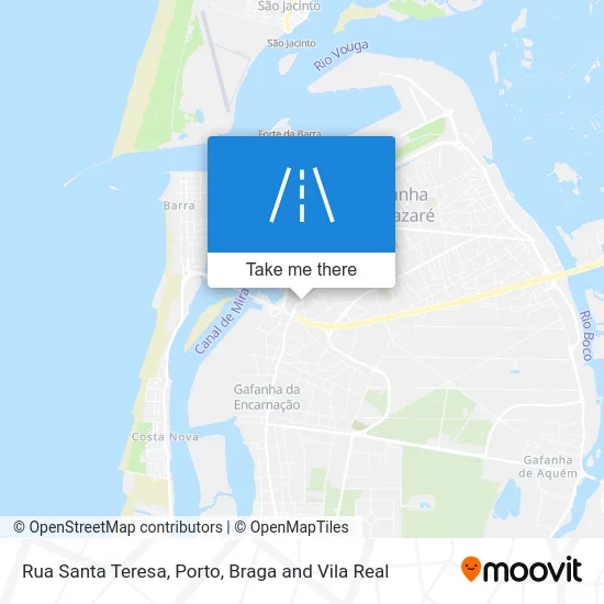 Rua Santa Teresa map