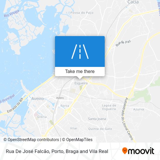 Rua De José Falcão map