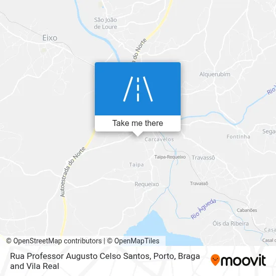 Rua Professor Augusto Celso Santos map