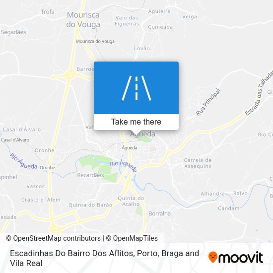 Escadinhas Do Bairro Dos Aflitos mapa