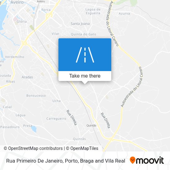 Rua Primeiro De Janeiro map