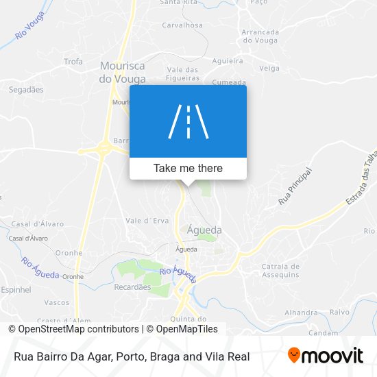 Rua Bairro Da Agar mapa