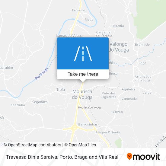 Travessa Dinis Saraiva mapa