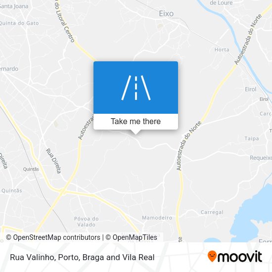 Rua Valinho map