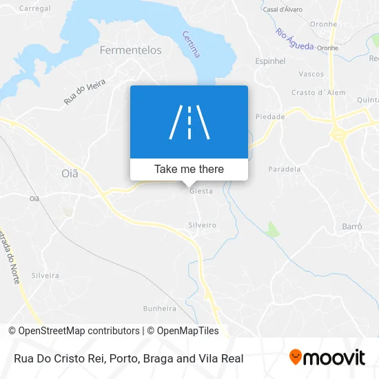 Rua Do Cristo Rei map