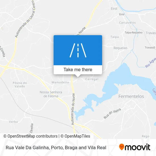 Rua Vale Da Galinha map