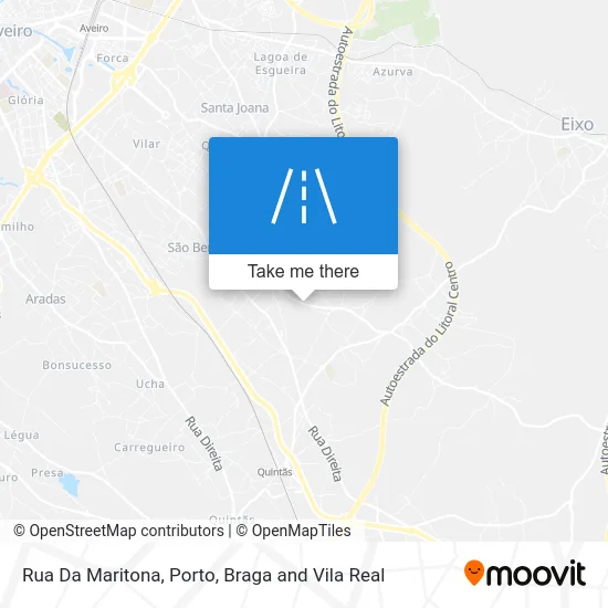 Rua Da Maritona map