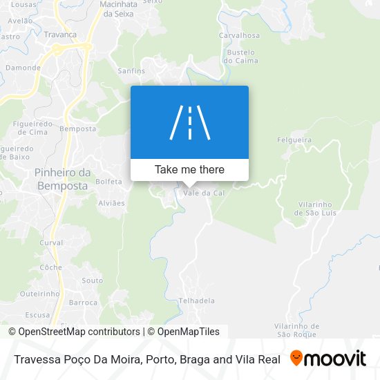 Travessa Poço Da Moira mapa