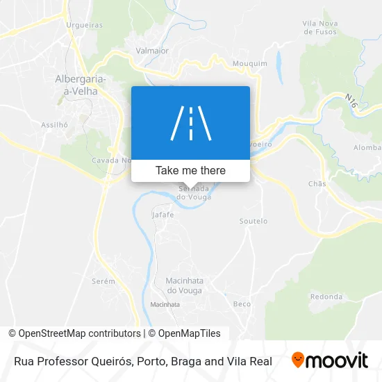 Rua Professor Queirós map