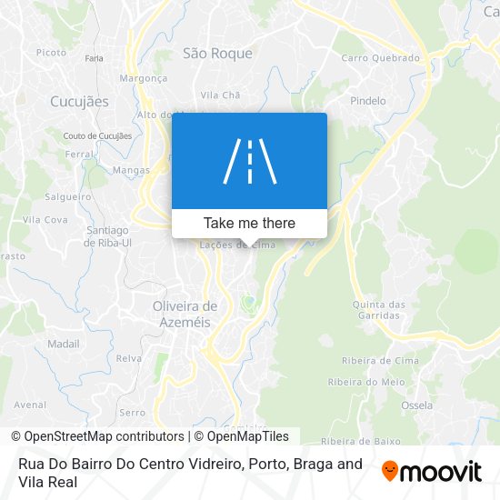 Rua Do Bairro Do Centro Vidreiro map
