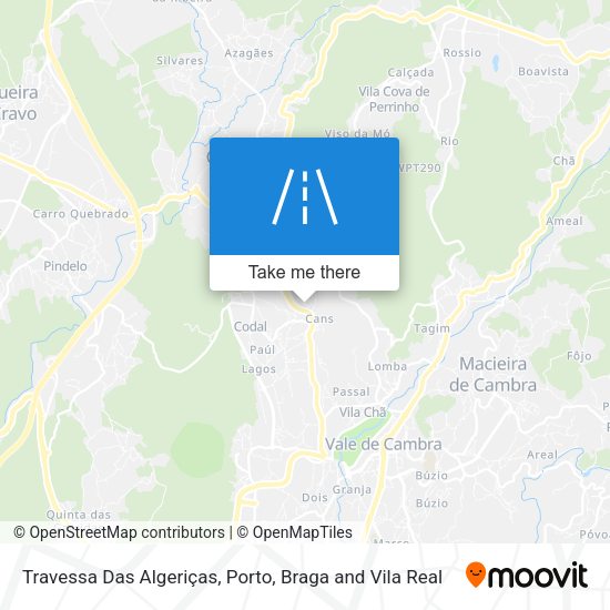 Travessa Das Algeriças map