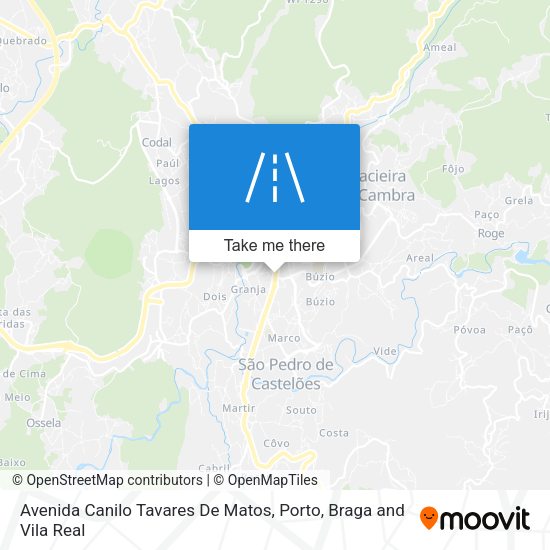 Avenida Canilo Tavares De Matos mapa