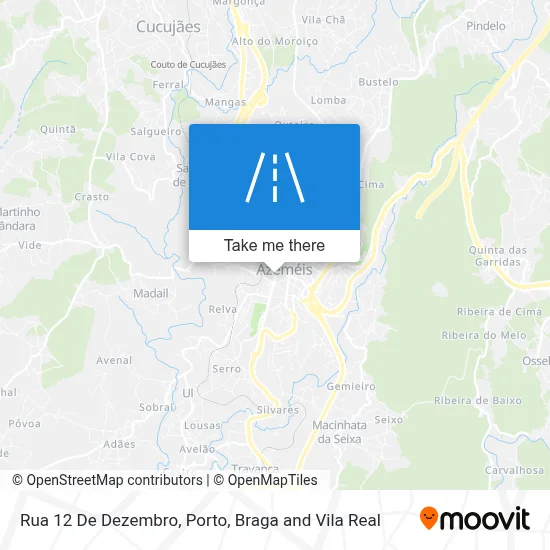 Rua 12 De Dezembro map