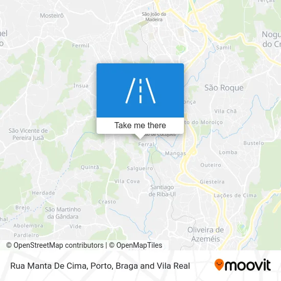 Rua Manta De Cima map