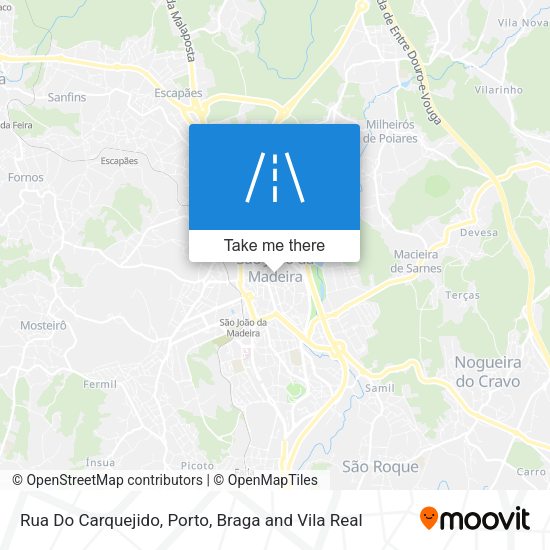 Rua Do Carquejido mapa