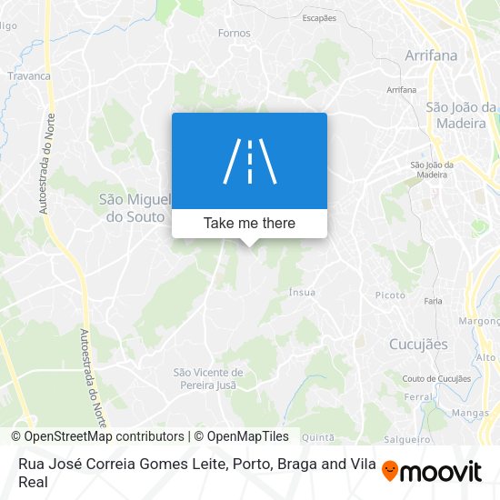 Rua José Correia Gomes Leite map