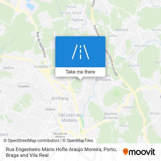 Rua Engenheiro Mário Hofle Araújo Moreira mapa