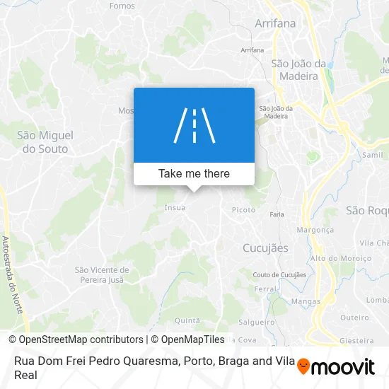 Rua Dom Frei Pedro Quaresma map