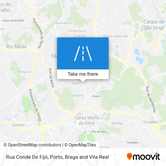 Rua Conde De Fijô mapa