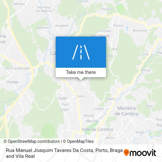 Rua Manuel Joaquim Tavares Da Costa map
