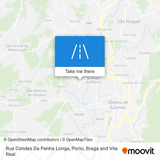 Rua Condes Da Penha Longa map