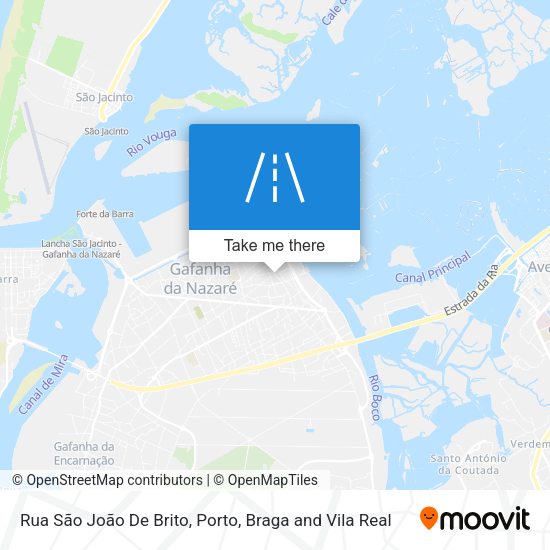 Rua São João De Brito map