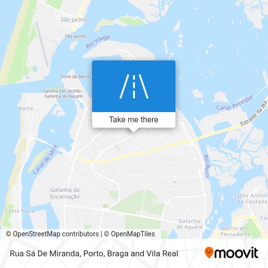 Rua Sá De Miranda mapa