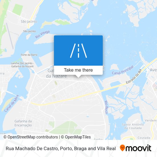 Rua Machado De Castro mapa