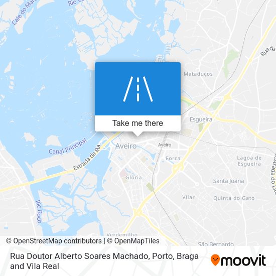 Rua Doutor Alberto Soares Machado mapa