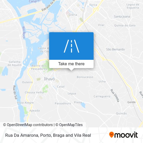 Rua Da Amarona mapa