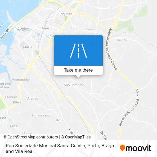 Rua Sociedade Musical Santa Cecília map