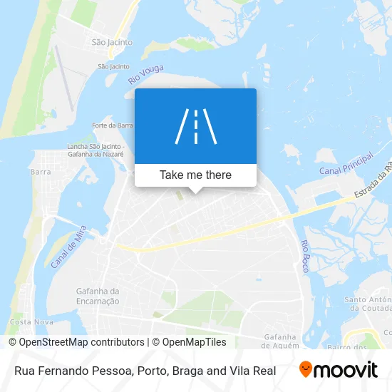 Rua Fernando Pessoa mapa