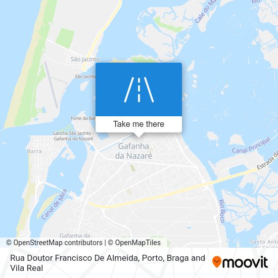 Rua Doutor Francisco De Almeida mapa