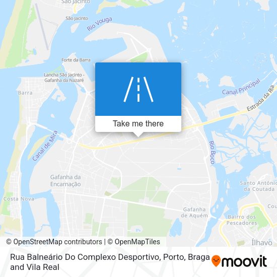 Rua Balneário Do Complexo Desportivo map