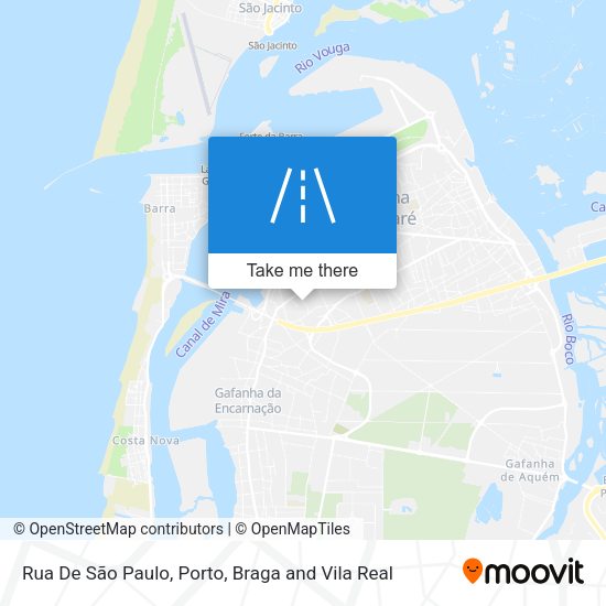 Rua De São Paulo mapa