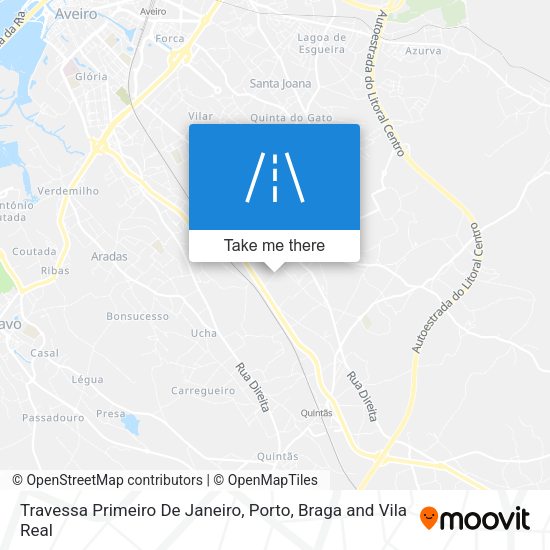 Travessa Primeiro De Janeiro mapa