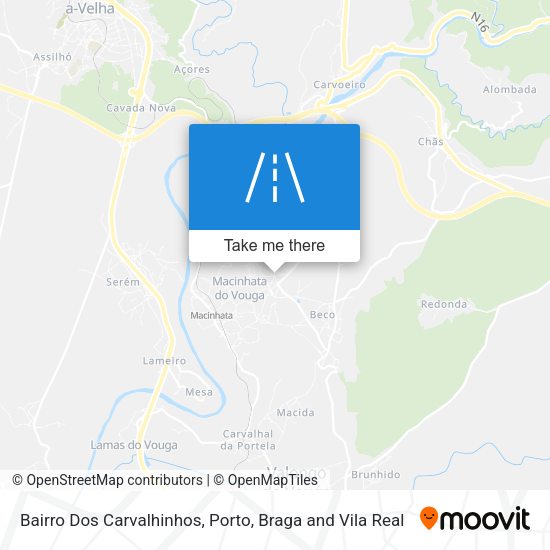 Bairro Dos Carvalhinhos map