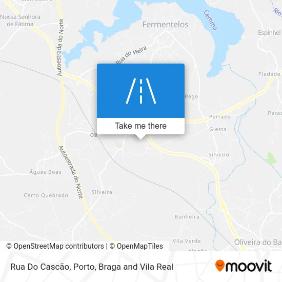 Rua Do Cascão map