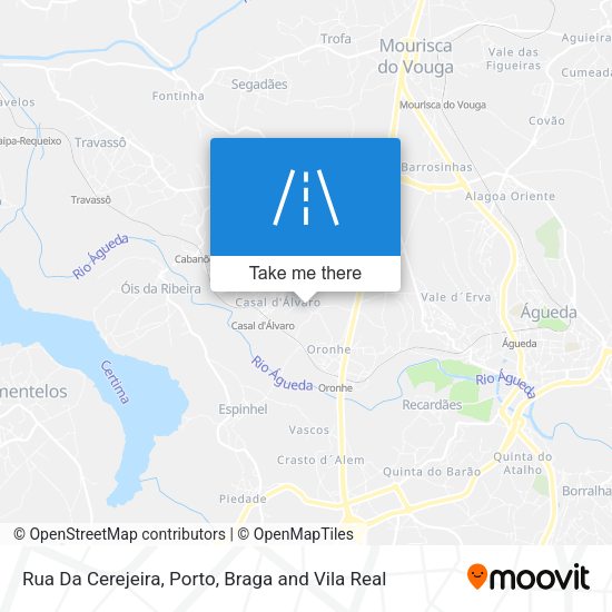 Rua Da Cerejeira mapa
