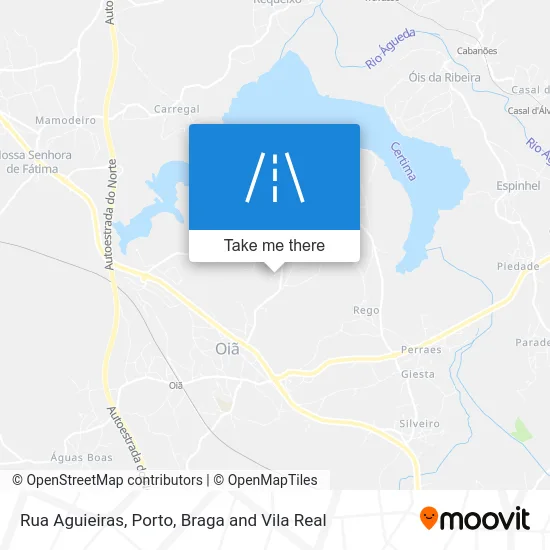 Rua Aguieiras map