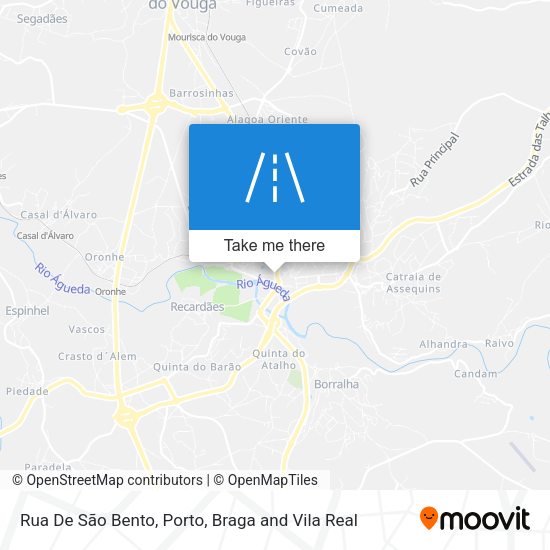 Rua De São Bento mapa