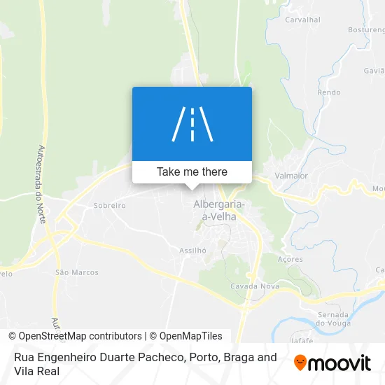 Rua Engenheiro Duarte Pacheco map