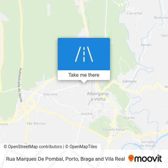 Rua Marques De Pombal map