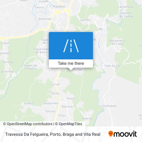 Travessa Da Felgueira mapa