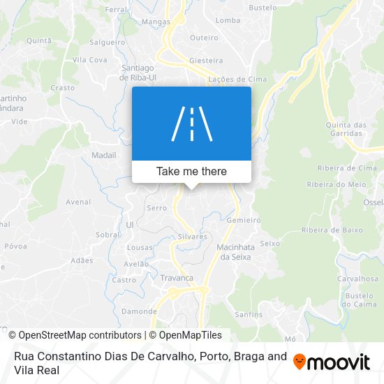 Rua Constantino Dias De Carvalho map