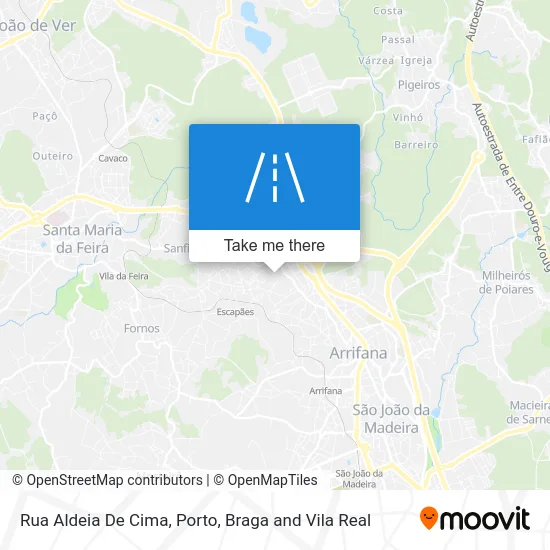 Rua Aldeia De Cima map