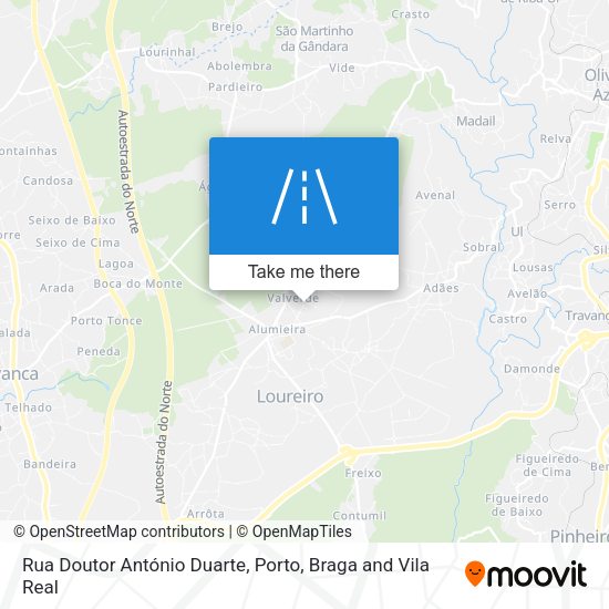 Rua Doutor António Duarte map