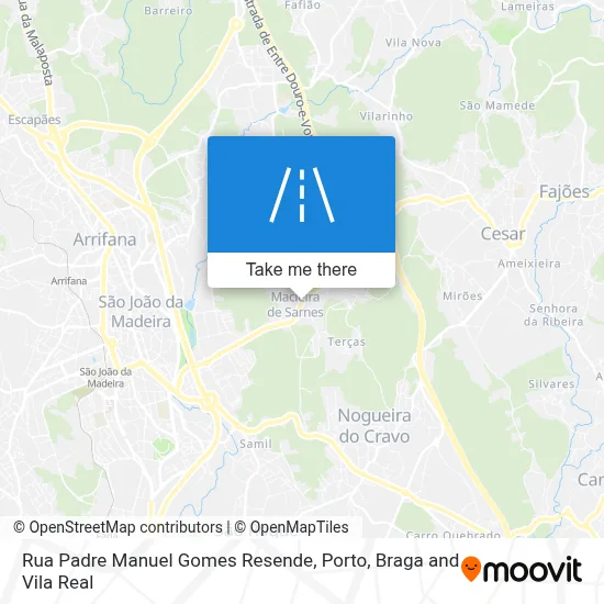 Rua Padre Manuel Gomes Resende map