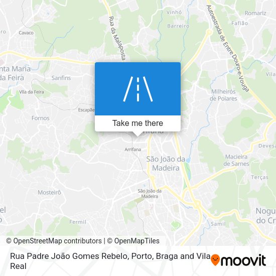 Rua Padre João Gomes Rebelo map