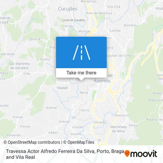 Travessa Actor Alfredo Ferreira Da Silva mapa